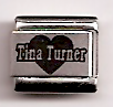 Tina Turner in black heart - Click Image to Close
